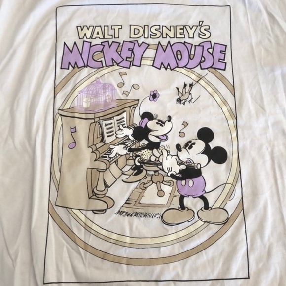 H&M Disney‎ Mickey & Minnie Mouse T Shirt Size XS - Picture 5 of 12